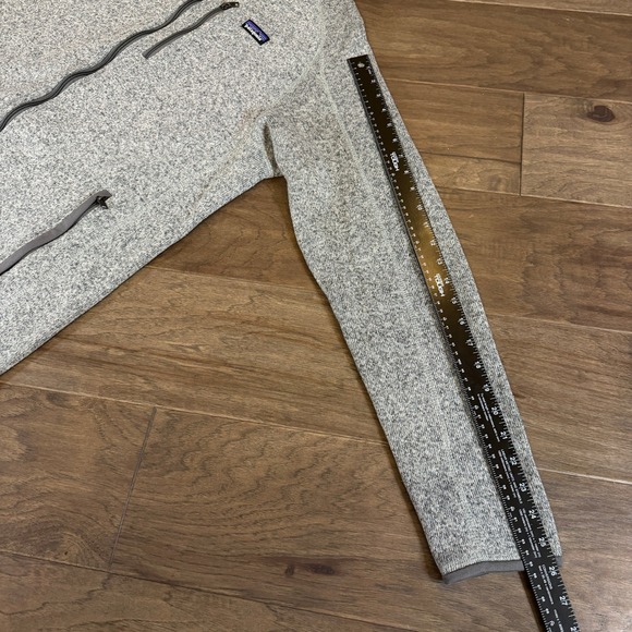 Patagonia Mens Better Sweater Full Zip Fleece Jacket Birch White Grey XL - Picture 5 of 8